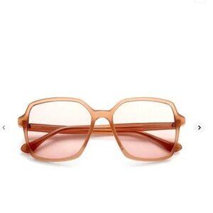 Gemma “Lake Shore Drive” Rectangular  Sunglasses for Women in color Fawn